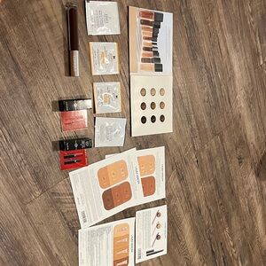 Dior Makeup and Skincare Collection with Red and Beige Accents